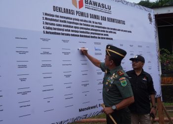 Pangdam XVIII/Kasuari Ingatkan Pengawas Pemilu Laksanakan Tugas Penuh Tanggungjawab