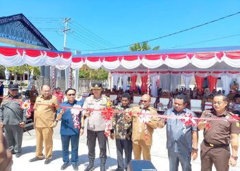 Jadi Kado HUT ke-24 Kota Sorong, Pj Wali Kota Sorong Resmikan Landscape Senilai Rp 8,5 M