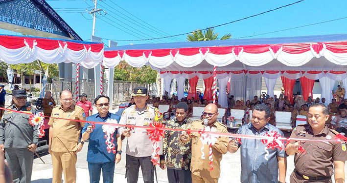 Jadi Kado HUT ke-24 Kota Sorong, Pj Wali Kota Sorong Resmikan Landscape Senilai Rp 8,5 M