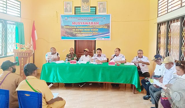 Musrenbang Tingkat Distrik Momiwaren Hasilkan Sejumlah Usulan Pembangunan di Kampung