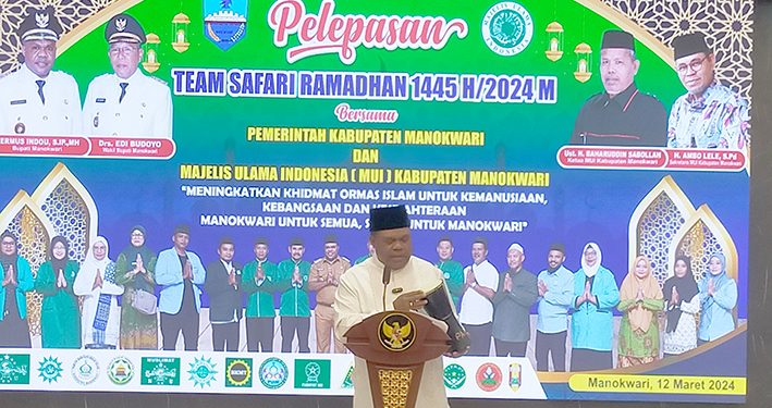 Bupati Manokwari Bersama Ormas Islam Mulai Melaksanakan Safari Ramadan