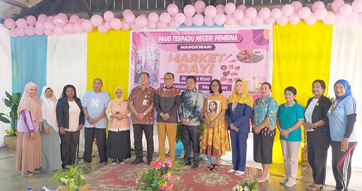 Market Day, Murid PAUD Terpadu Negeri Pembina Manokwari Belajar Berwirausaha Sejak Dini