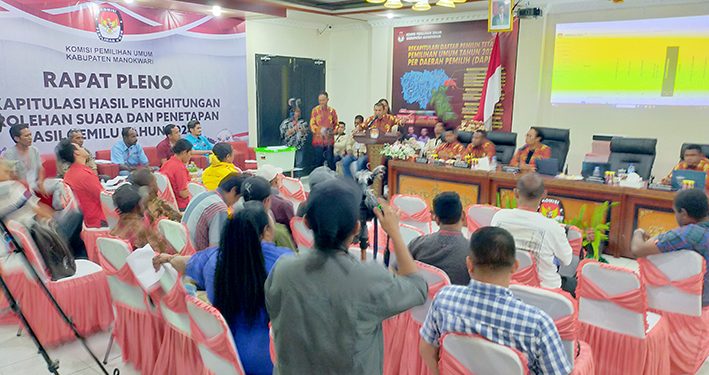 PDI Perjuangan Tolak Hasil Perolehan Suara Pilpres di Manokwari
