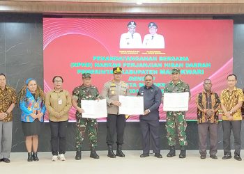 Bupati Teken NPHD Pengamanan Pemilukada 2024