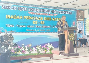 Dies Natalis ke 65, STT Erikson-Tritt Manokwari Diharapkan Menjadi Universitas