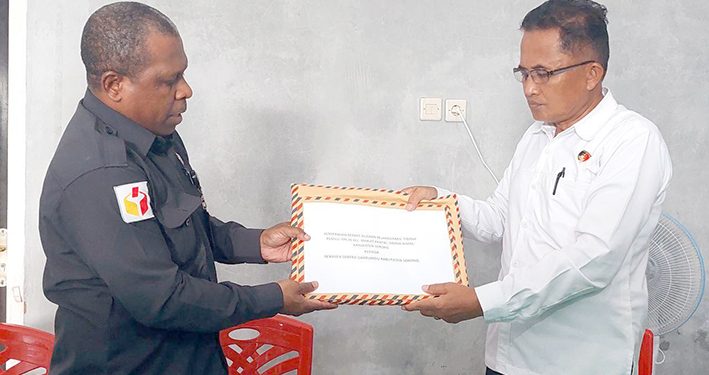 Bawaslu Serahkan Berkas Tindak Pidana Pemilu di TPS 05 Mariat Pantai ke Sentra Gakkumdu