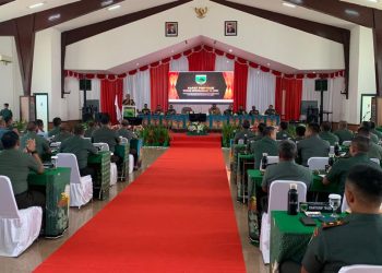 Kodam XVIII Kasuari Adakan Rapim 2024