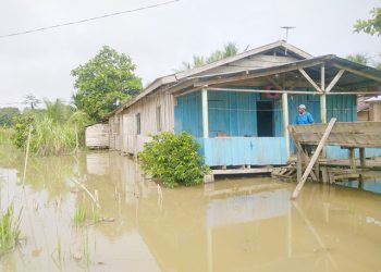 Distrik Yakora Dilanda Banjir, Warga Harap Segera Ada Bantuan