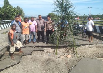 Akses Jalan di Kampung Ingkwaisi sempat Terputus