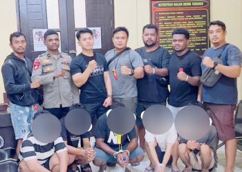 Tim Opsnal Sat Resnarkoba Polres Teluk Bintuni Tangkap 5 Pemuda Pengguna dan Pengedar Narkoba