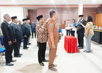 Pesan Bupati Waran pada Pelantikan Pejabat Eselon II, III dan IV Lingkungan Pemkab Mansel
