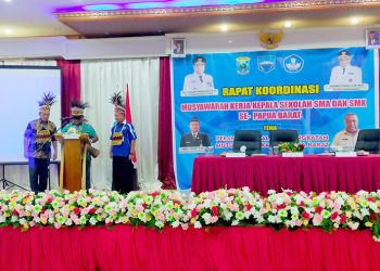 Para Kepala SMA/SMK se-Papua Barat Samakan Persepsi Bahas Kendala Pascaperalihan