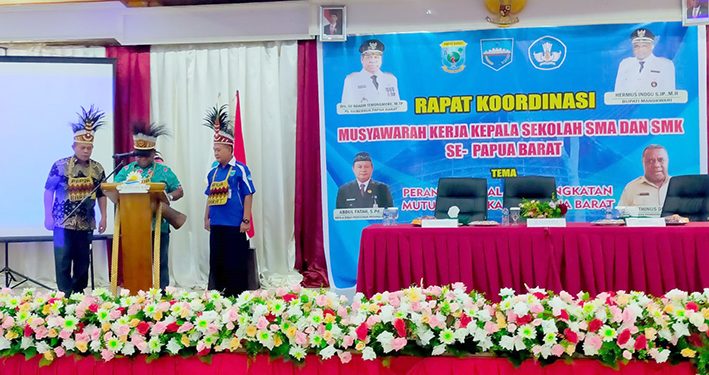 Para Kepala SMA/SMK se-Papua Barat Samakan Persepsi Bahas Kendala Pascaperalihan