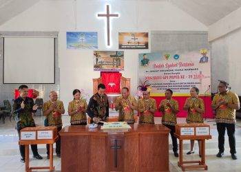 Umat GPI Papua se-Manokwari Raya Rayakan HUT ke-39