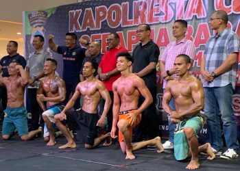 50 Peserta Ramaikan Lomba Body Contest dan Body Building Proses