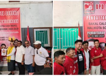 PSI Kota Sorong Terima 2 Berkas Balon Wali Kota