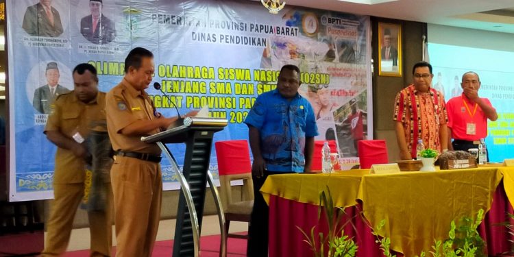 Puluhan Siswa SMA dan SMK dari 5 Kabupaten Ikut O2SN Tingkat Provinsi Papua Barat