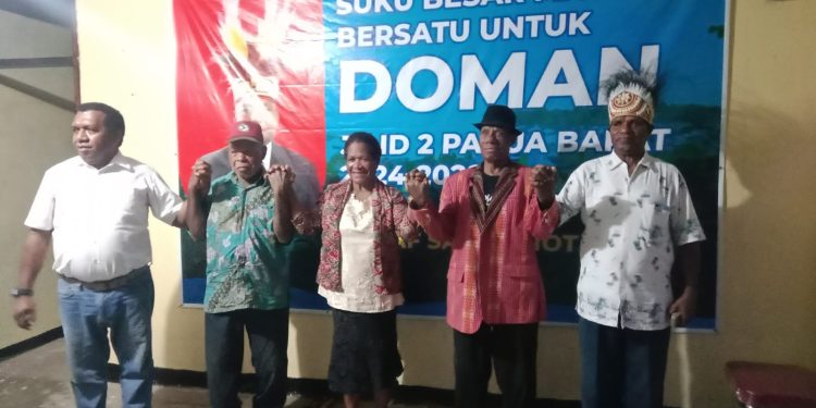 Suku Besar Maybrat Nyatakan Sikap Politik Dukung Dominggus Mandacan