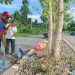 Aksi Jumat Bersih, Kepala Distrik Oransbari Himbau Warga Peduli Kebersihan