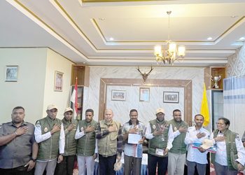 Coklit Data Pemilih Pilkada 2024 Diawali di Kediaman Bupati Pegaf