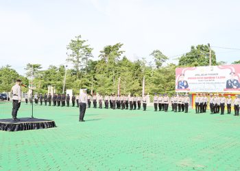 Polres Teluk Bintuni ll Gelar Apel Pasukan Operasi Patuh Mansinam 2024