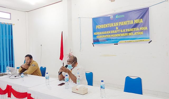 Ekozona Papua Sosialisasi Pembentukan Panitia MHA di Kabupaten Mansel