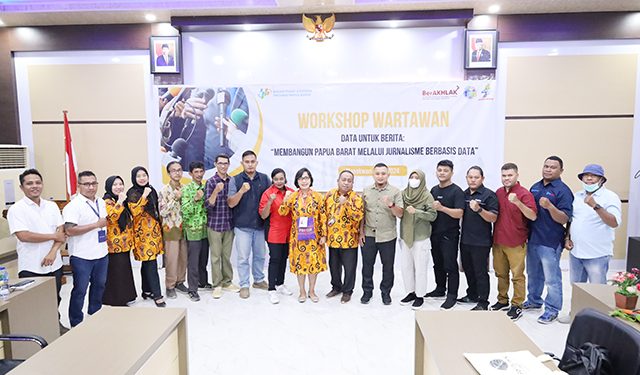 BPS Papua Barat Gelar Workshop Bersama Wartawan Wujudkan Jurnalisme Berbasis Data