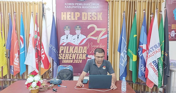 Jelang Pendaftaran Calon Bupati, KPU Manokwari Buka Helpdesk