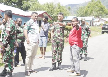 TMMD ke-121, Pemda dan Kodim Bangun Rumah dan Fasum di Kampung Kwau