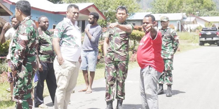 TMMD ke-121, Pemda dan Kodim Bangun Rumah dan Fasum di Kampung Kwau