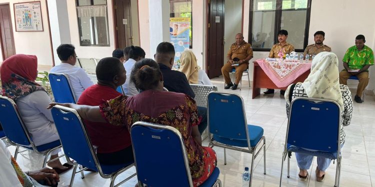 Sambangi Pustu Masabaui, Butarbutar Bahas Pembenahan Sapras Hingga Stunting