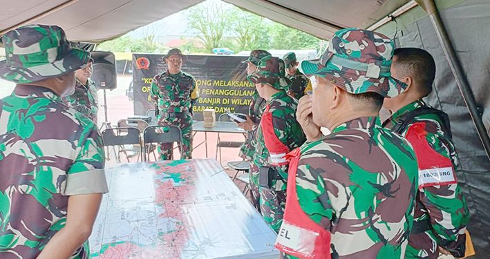 Antisipasi Dampak Banjir, Ratusan Personel Ikut Latihan Penanggulangan Bencana