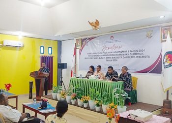KPU Mansel Sosialisasi PKPU No. 8 Tahun 2024