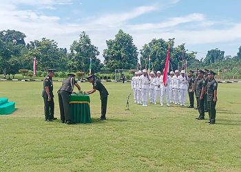 Pangdam XVIII Kasuari Lantik 100 Prajurit Tamtama TNI-AD