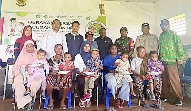 Tangguh Public Health : Program GOTA Stunting di Distrik Tomu Komitmen bp Turunkan Stunting