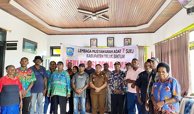 Jelang Pilkada Teluk Bintuni 2024, LMA Tujuh Suku Kabupaten Teluk Bintuni Deklarasikan Zona Aman