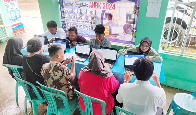 PKBM Bogenfil Fasilitasi ANBK Kesetaraan Paket C