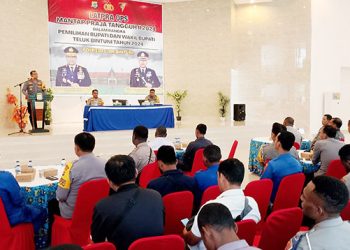Polres Teluk Bintuni Gelar Latpra OMP Tangguh II Untuk Cegah Gangguan Kamtibmas Selama Pelaksanaan Pilkada Tahun 2024