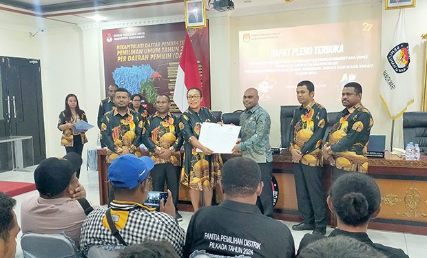 KPU Manokwari : DPS Pilkada Sebanyak 133.378 Pemilih