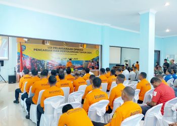 Tim Basarnas Pusat Uji Operasi Pencarian dan Pertolongan SAR Manokwari