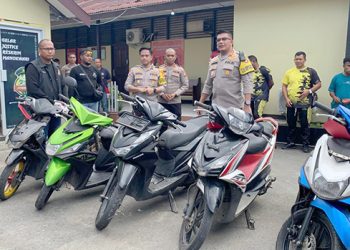 Ungkap Curanmor, Satreskrim Polresta Manokwari Amankan Sejumlah Motor
