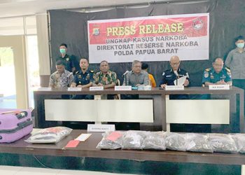Selundupkan Ganja ke Manokwari, Tersangka MAS Diupah Rp. 2 Juta
