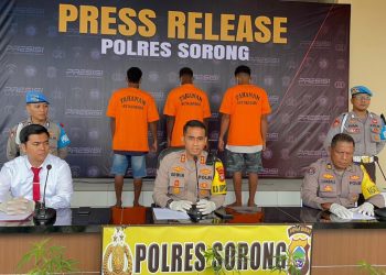 Tiga Tersangka Pemilik 44 Pohon Ganja Ditangkap Polres Sorong
