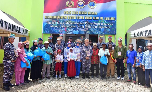 Wujudkan Ketahanan Maritim, Danlantamal Panen dan Tabur Benih Ikan Kerapu di Pulau Bianci