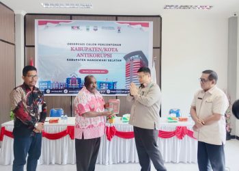 KPK Observasi Kabupaten Mansel sebagai Calon Percontohan Kabupaten Anti Korupsi di Papua Barat