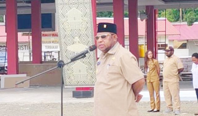 Pimpin Apel Gabungan OPD, Bupati Waran Sampaikan Pesan Penting