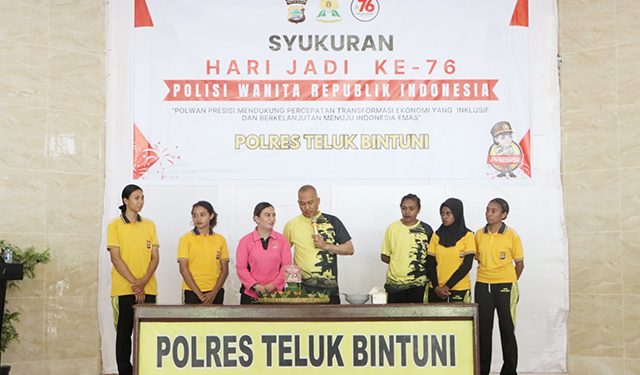 Berusia Ke-76 Tahun, Polwan Teluk Bintuni Diharapkan Maksimal Dalam Pelayanan