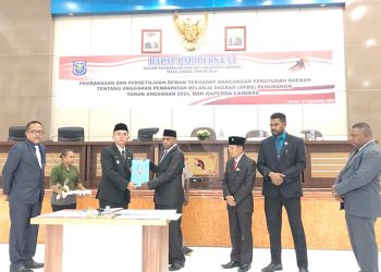 DPRD Kabupaten Sorong Setujui RAPBD Perubahan Tahun 2024