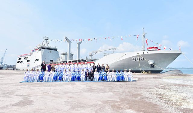 KS Koarmada III Hadiri Upacara Delivery Dua Kapal PC 40 Meter dan Pengukuhan Tiga Komandan KRI