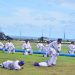 Prajurit Siswa Satdik 3 Sorong Tampilkan Kemampuan Beladiri Karate di Peringatan 79 Tahun TNI AL
